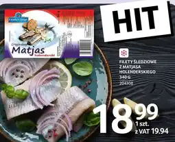 Selgros Filety śledziowe z matjasa holenderskiego 340g Selgros oferta