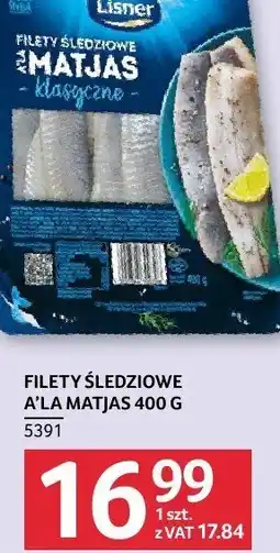 Selgros Filety śledziowe a'la matjas 400g Lisner oferta