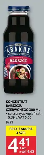 Selgros Koncentrat barszczu czerwonego Krakus 300ml oferta