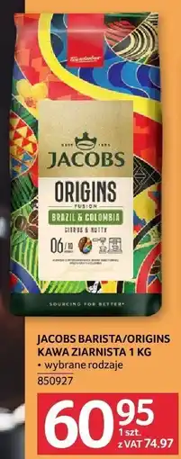 Selgros Kawa Jacobs Barista/Origins ziarnista oferta