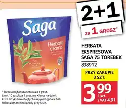Selgros Herbata ekspresowa Saga oferta