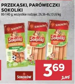 Stokrotka Market Przekąski, Paróweczki Sokoliki oferta