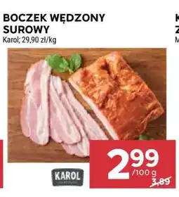 Stokrotka Market Boczek wędzony surowy oferta