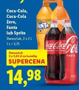 Lidl Coca-Cola, Coca-Cola Zero, Fanta lub Sprite oferta