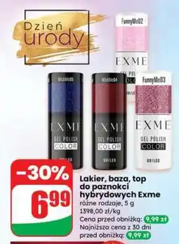 Dino Lakier, baza, top do paznokci hybrydowych Exme oferta