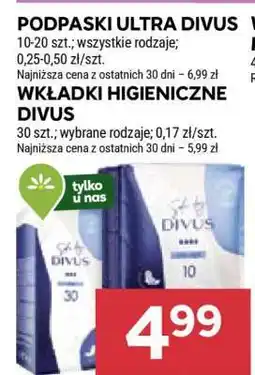 Stokrotka Market WKŁADKI HIGIENICZNE DIVUS oferta