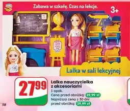 Dino Lalka nauczycielka z akcesoriami oferta