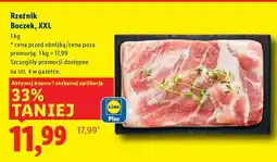 Lidl RZEŹNIK Boczek, XXL oferta