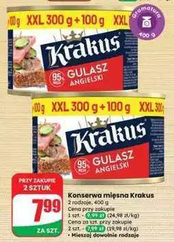 Dino Konserwa mięsna KRAKUS oferta