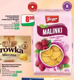 Dino Ciastka Malinki z nadzieniem malinowym Bergen oferta