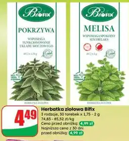 Dino Herbatka ziołowa Bifix oferta