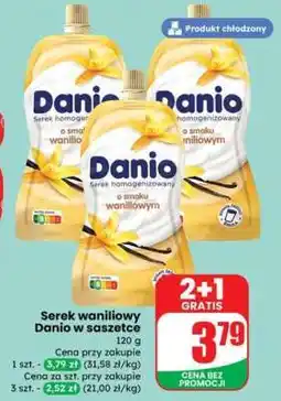 Dino Serek waniliowy Danio w saszetce oferta