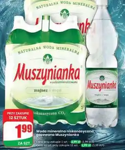 Dino Woda mineralna niskonasycona gazowana Muszynianka oferta