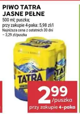 Stokrotka Market Piwo Tatra Jasne Pełne oferta