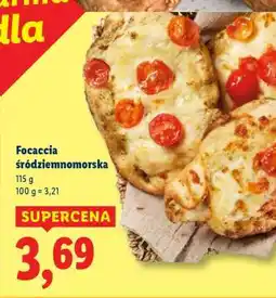 Lidl Focaccia śródziemnomorska oferta