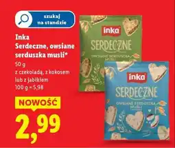 Lidl Inka Serdeczne, owsiane serduszka musli oferta