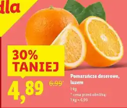 Lidl Pomarańcze deserowe, luzem oferta