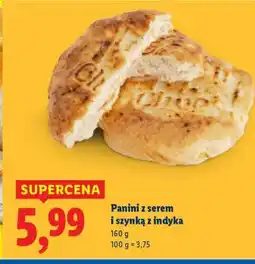 Lidl Panini z serem i szynką z indyka oferta