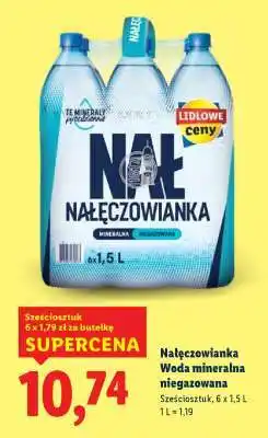 Lidl NAŁĘCZOWIANKA Woda mineralna niegazowana oferta