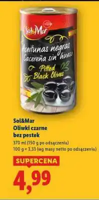 Lidl SOL&MAR Oliwki czarne bez pestek oferta