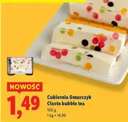 Lidl Cukiernia Gmurczyk Ciasto bubble tea oferta