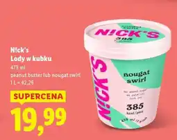 Lidl N!CK’S Lody w kubku oferta