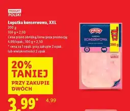 Lidl Łopatka konserwowa, XXL oferta