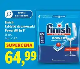 Lidl FINISH Tabletki do zmywarki Power All-in-1 oferta