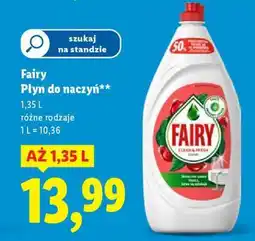 Lidl FAIRY Płyn do naczyń oferta