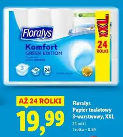 Lidl Florays Papier toaletowy 3-warstwowy, XXL oferta