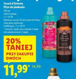Lidl TESORI D’ORIENTE Płyn do płukania oferta