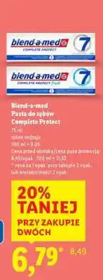 Lidl BLEND-A-MED Pasta do zębów Complete Protect oferta