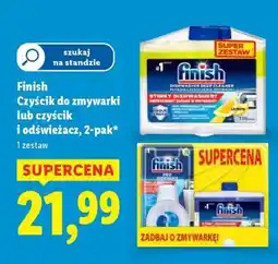 Lidl FINISH Czyścik do zmywarki lub czyścik i odświeżacz, 2-pak oferta