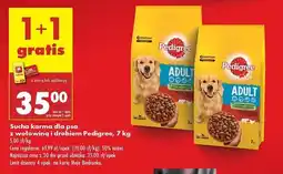 Biedronka Karma dla psa sucha z wołowiną i drobiem Pedigree Vital oferta