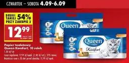 Biedronka Papier toaletowy comfort Queen Premium oferta