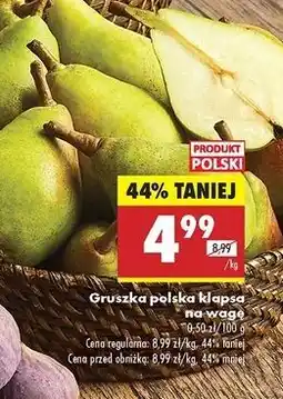 Biedronka Gruszki klapsy oferta