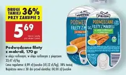 Biedronka Podwędzane filety z makreli oleju roślinnym Marinero oferta