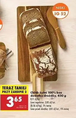 Biedronka Chleb żytni bez drożdży oferta
