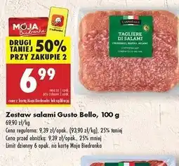 Biedronka Zestaw salami Gustobello oferta