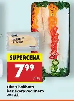 Biedronka Halibut filet bez skóry Marinero oferta