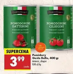 Biedronka Pomidory ciliegini Gustobello oferta