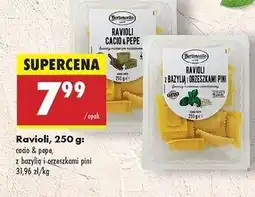 Biedronka Ravioli z bazylią i orzeszkami pini Bertoncello oferta