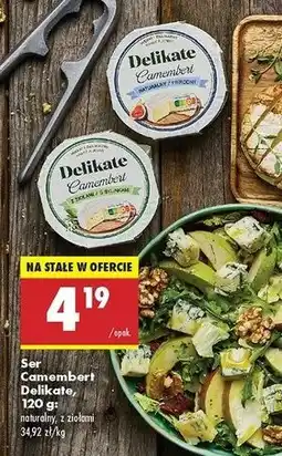 Biedronka Ser camembert z ziołami Delikate oferta