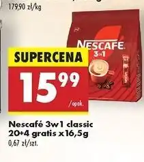 Biedronka Kawa Nescafe 3In1 Classic oferta