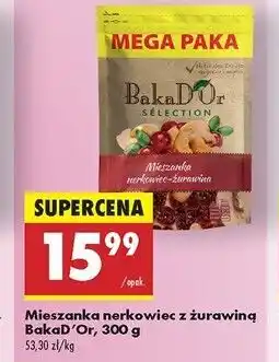 Biedronka Mieszanka nerkowiec-żurawina Bakad'or oferta