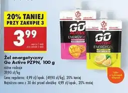 Biedronka Żel energetyczny mango-marakuja Go Active oferta