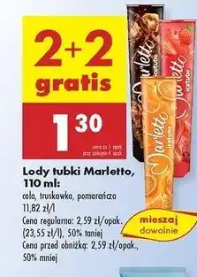 Biedronka Lody pomarańczowe Marletto oferta