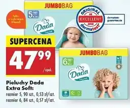 Biedronka Pieluchy 6 Dada Extra Soft oferta