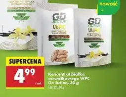 Biedronka Koncentrat białka serwatkowego wpc ciasteczka Go Active oferta