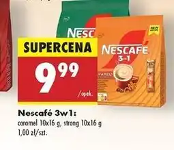 Biedronka Kawa caramel Nescafe Original 3W1 oferta